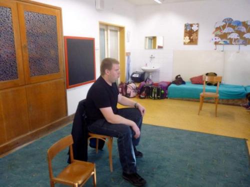 Beseda s panem policistou