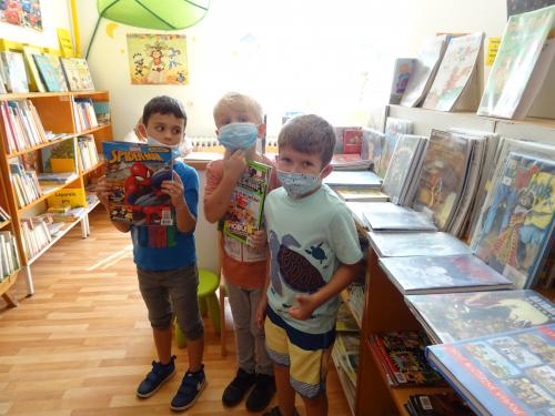 První návštěva knihovny