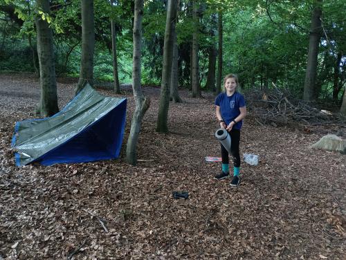 Spaní pod širákem aneb osm statečných páťáků pod hvězdnou oblohou